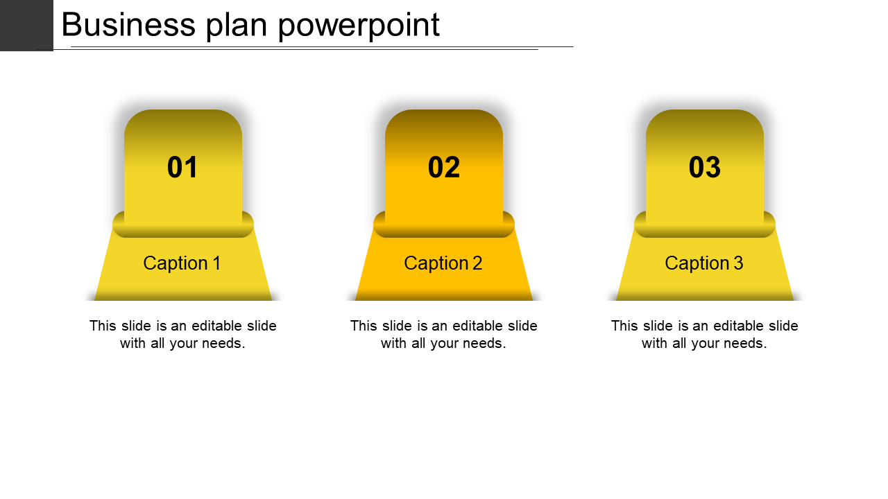 Free - Simple Strategy For Business Plan Presentation Slide